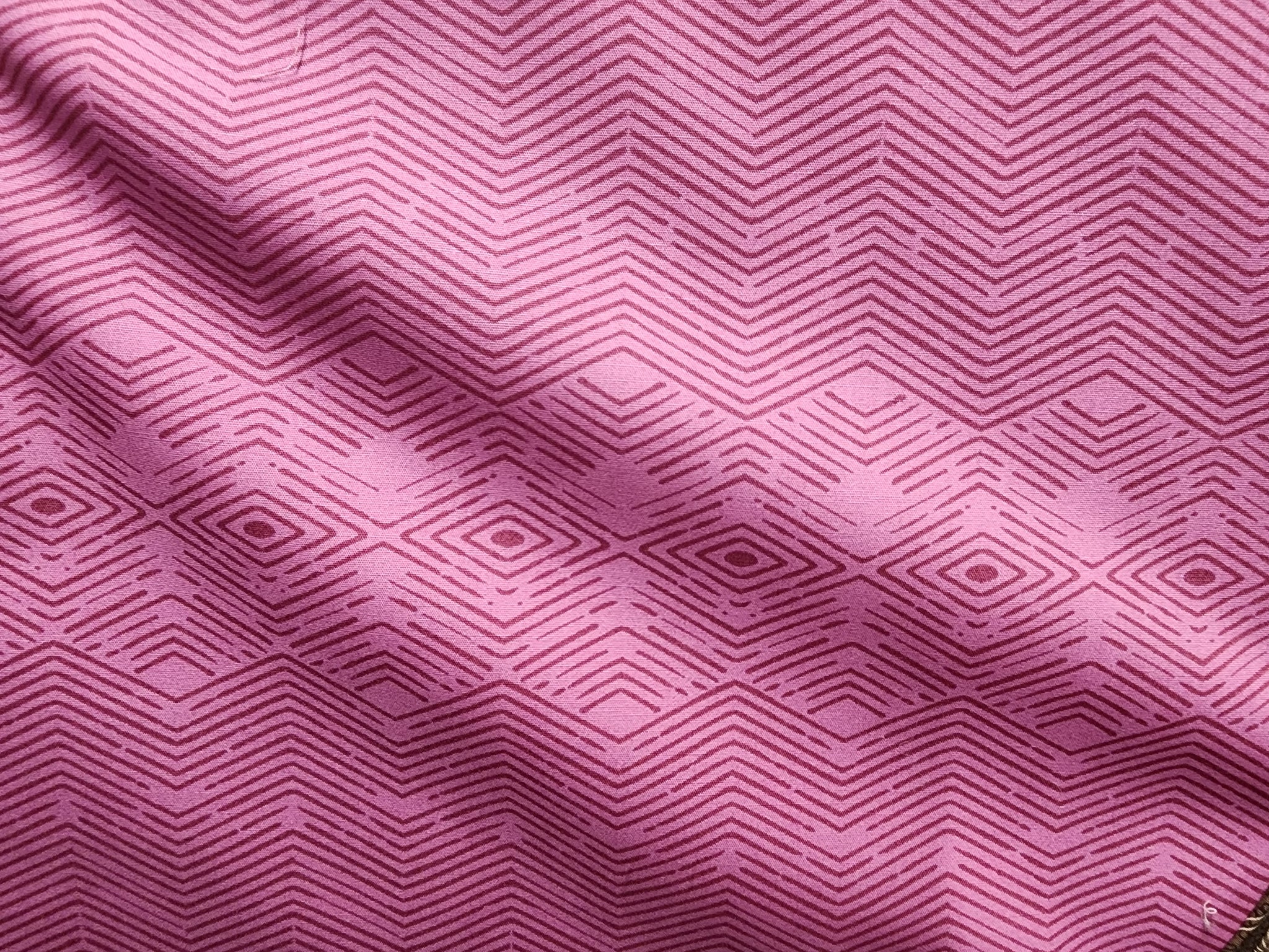 Clearance Weighted Blanket - Queen 20 lb Super Cool Geometric Pink (for 80-120 lb users)