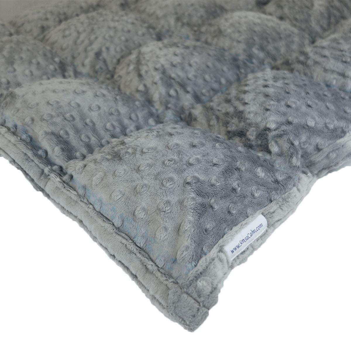 Clearance Weighted Blanket - Large 18 lb Dimple Graphite (for 150+ lb user)