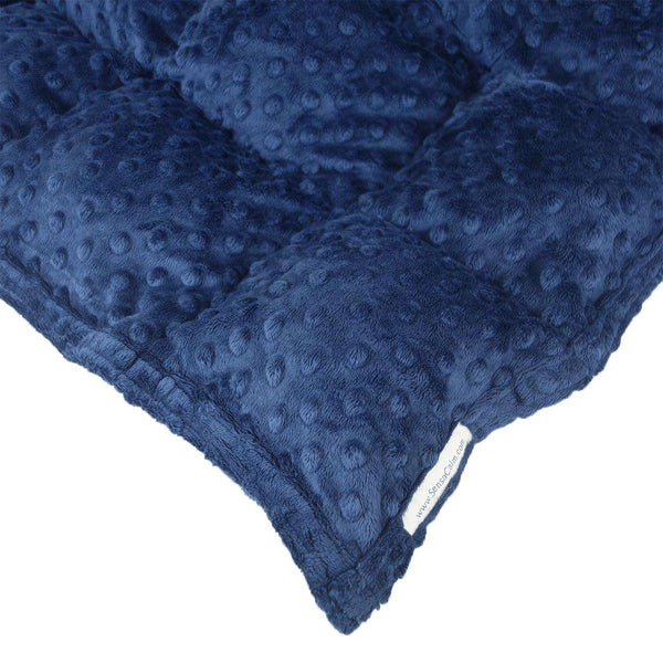 Clearance Weighted Blanket - Small 5 lb Mickey Mouse with Dimple Navy backing (for 40 lb user)