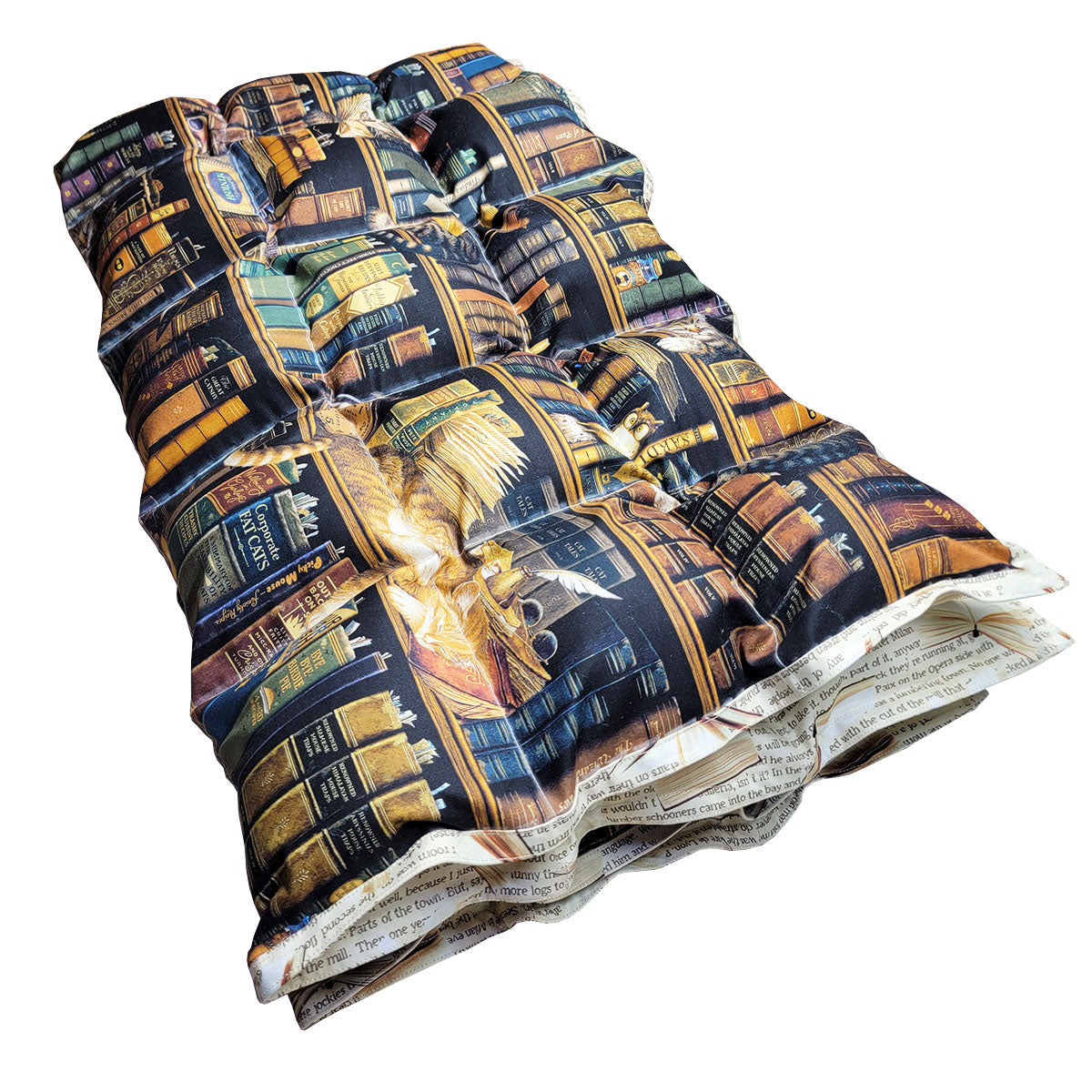 Clearance Weighted Blanket - Medium 12 lb Library Cats (for 100 lb user)