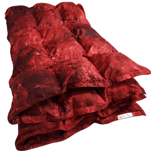 Clearance Weighted Blanket - Large 12 lb Stone Crimson (for 90 lb user)
