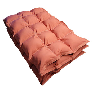 Clearance Weighted Blanket - Medium 12 lb Terracotta (for 100 lb user)