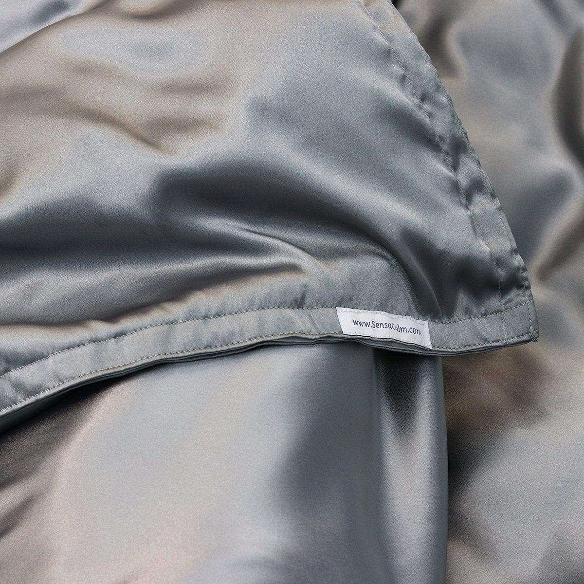 Cooling Silky Satin Duvet Cover - Solid Graphite