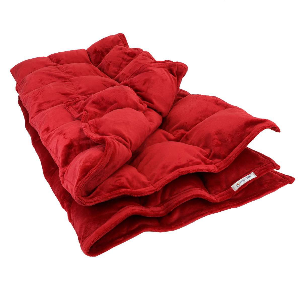 SensaCalm Cuddle Weighted Blanket - Red Custom Weighted Blanket