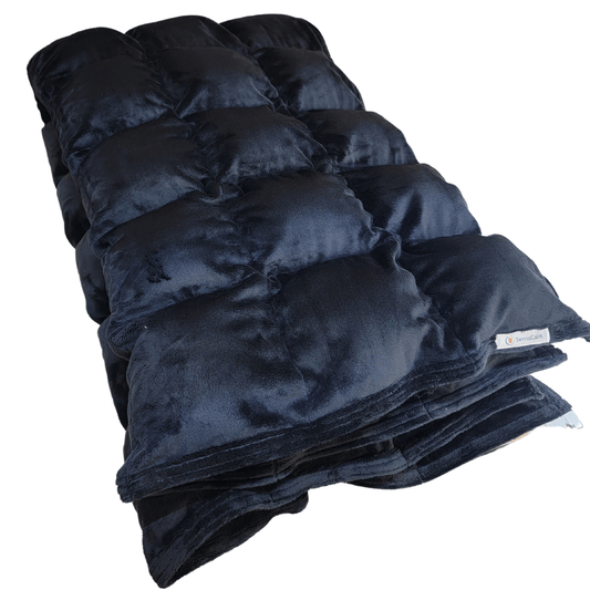 Custom Cuddle Weighted Blanket - Black Cuddle