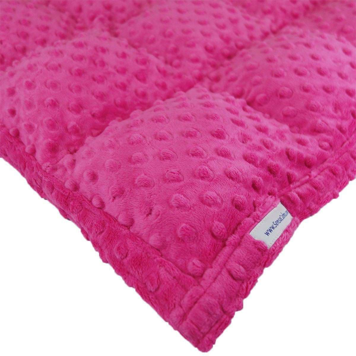 SensaCalm Custom Cuddle Weighted Blanket - Dimple Fuchsia Custom Weighted Blanket