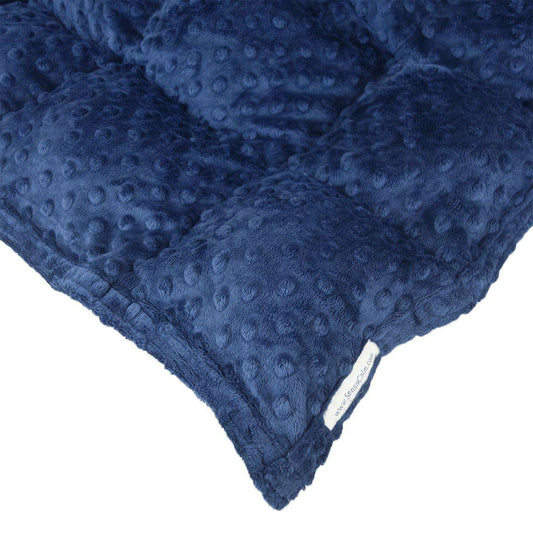 Custom Cuddle Weighted Blanket - Dimple Navy