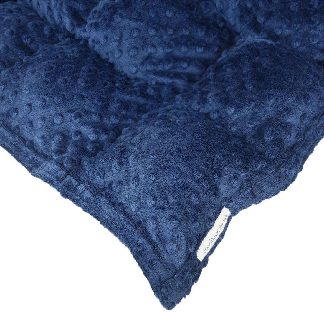Custom Cuddle Weighted Blanket Dimple Navy SensaCalm