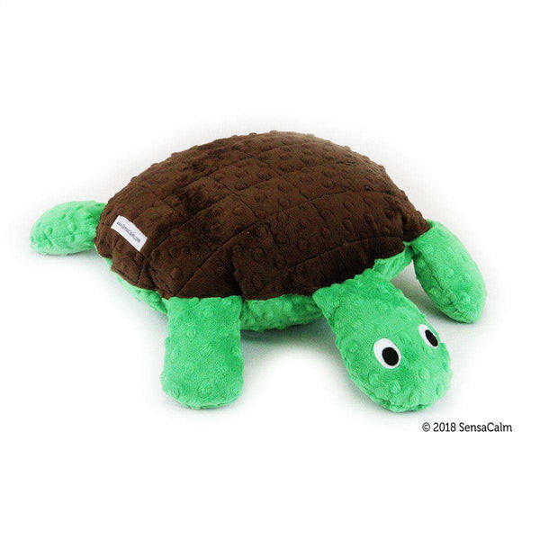 SensaCalm Peaceful Pals - Calvin the Weighted Calming Turtle Toys & Accessories Dimple Cuddle 5 lb