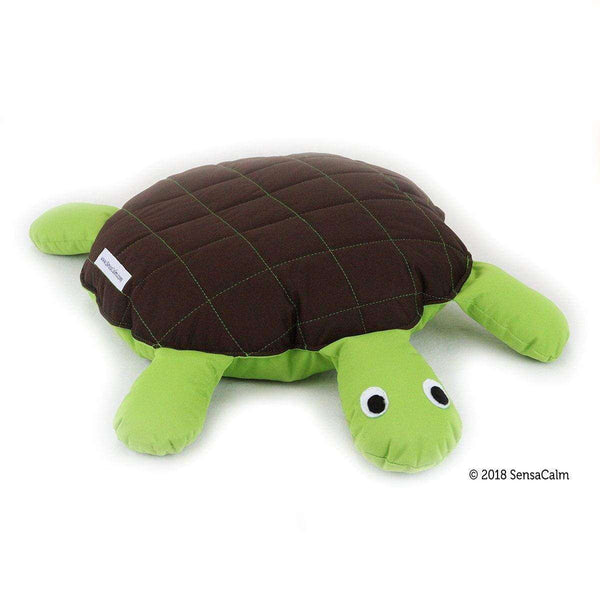 SensaCalm Peaceful Pals - Calvin the Weighted Calming Turtle Toys & Accessories Waterproof 5 lb