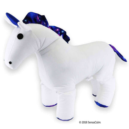 SensaCalm Peaceful Pals - Danny the Weighted Unique Unicorn Toys & Accessories Waterproof 5 lb